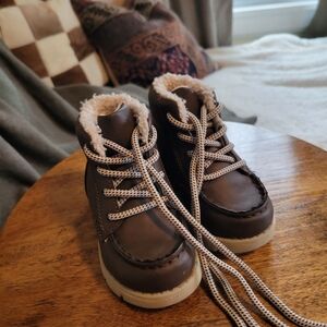 Osh Kosh Brown Baby Boots (Redwing Boot Style)